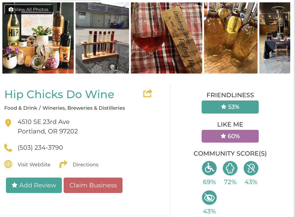 Hip Chicks Do Wine Accessibility Review Friendly Like Me App