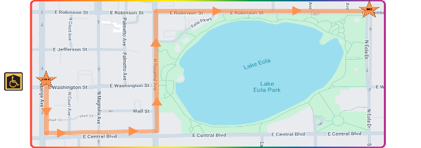 orlando pride parade route